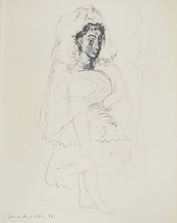 Portrait de Jacqueline Pablo Picasso