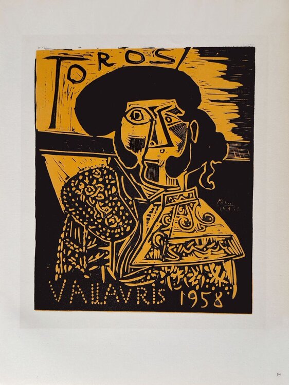 AF 1958 - Toros Vallauris Pablo Picasso