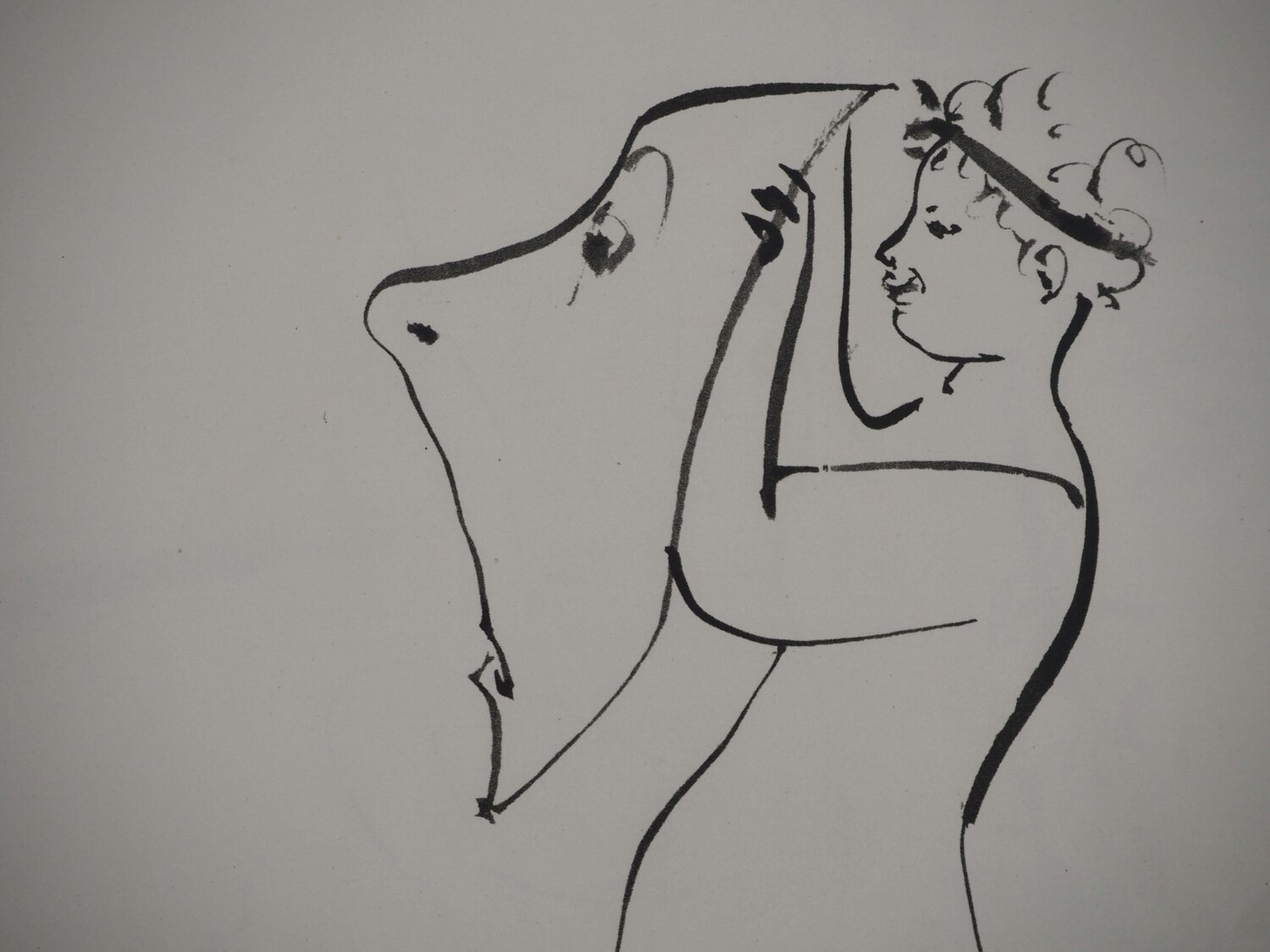 Le jeu du masqu Pablo Picasso Stampa in vendita