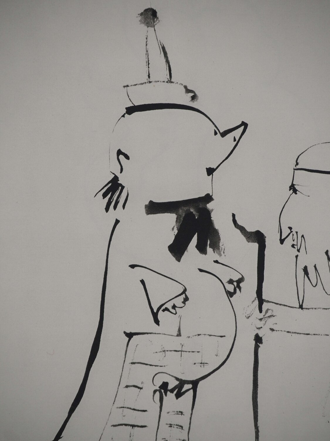 Rencontre surréaliste Pablo Picasso Druck zu verkaufen