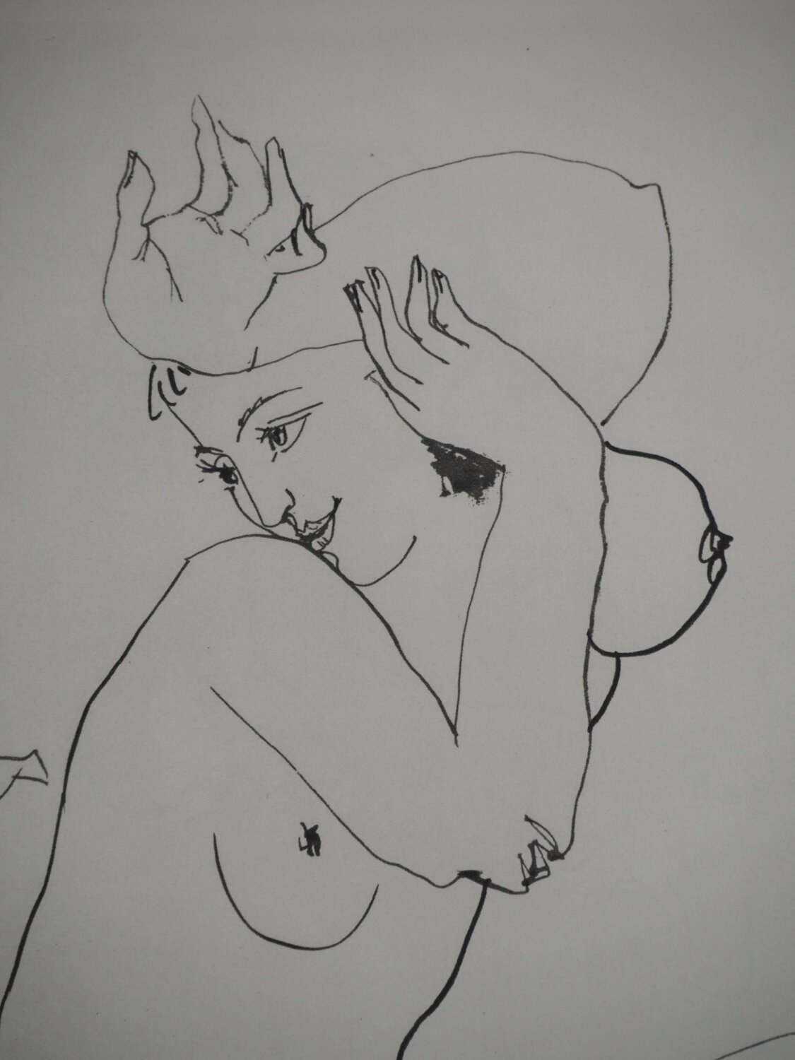 L'attaque de Cupidon Pablo Picasso Stampa in vendita