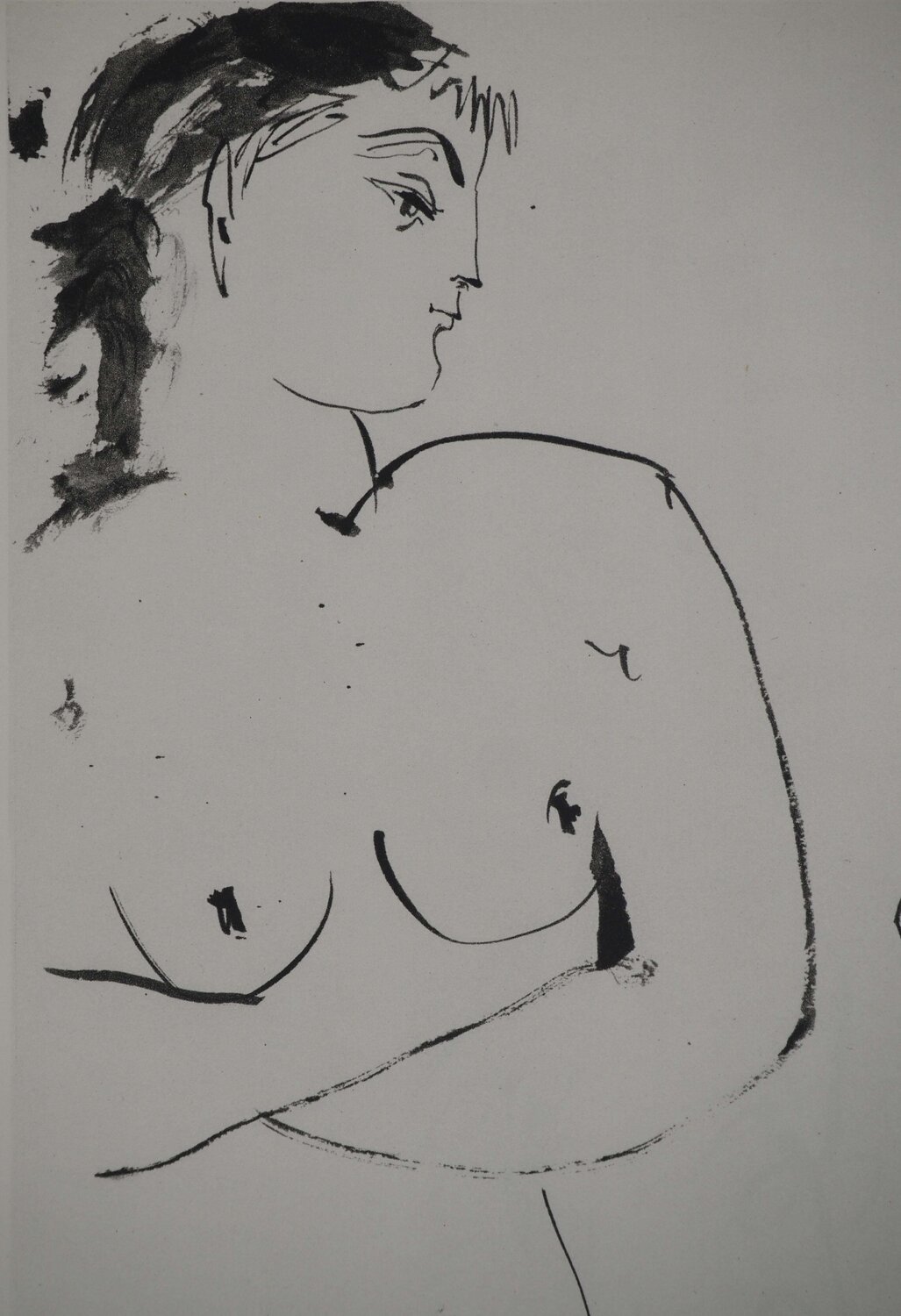 La muse nonchalante Pablo Picasso Stampa in vendita