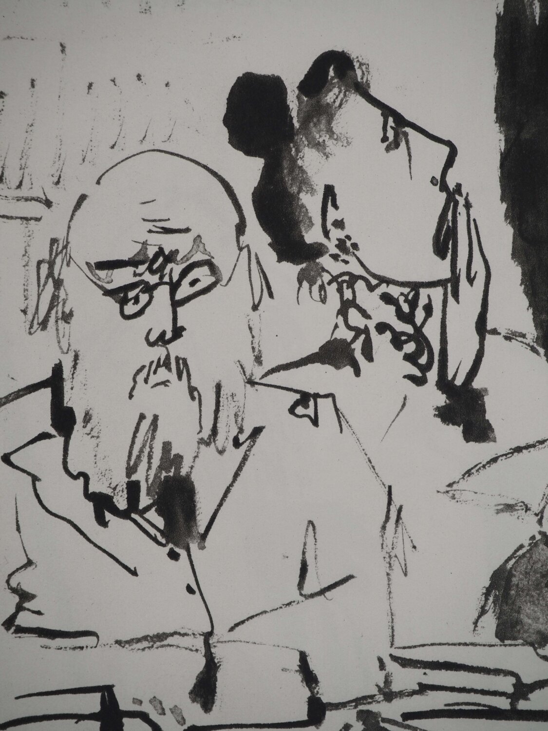 Les amateurs d'art Pablo Picasso Print for sale