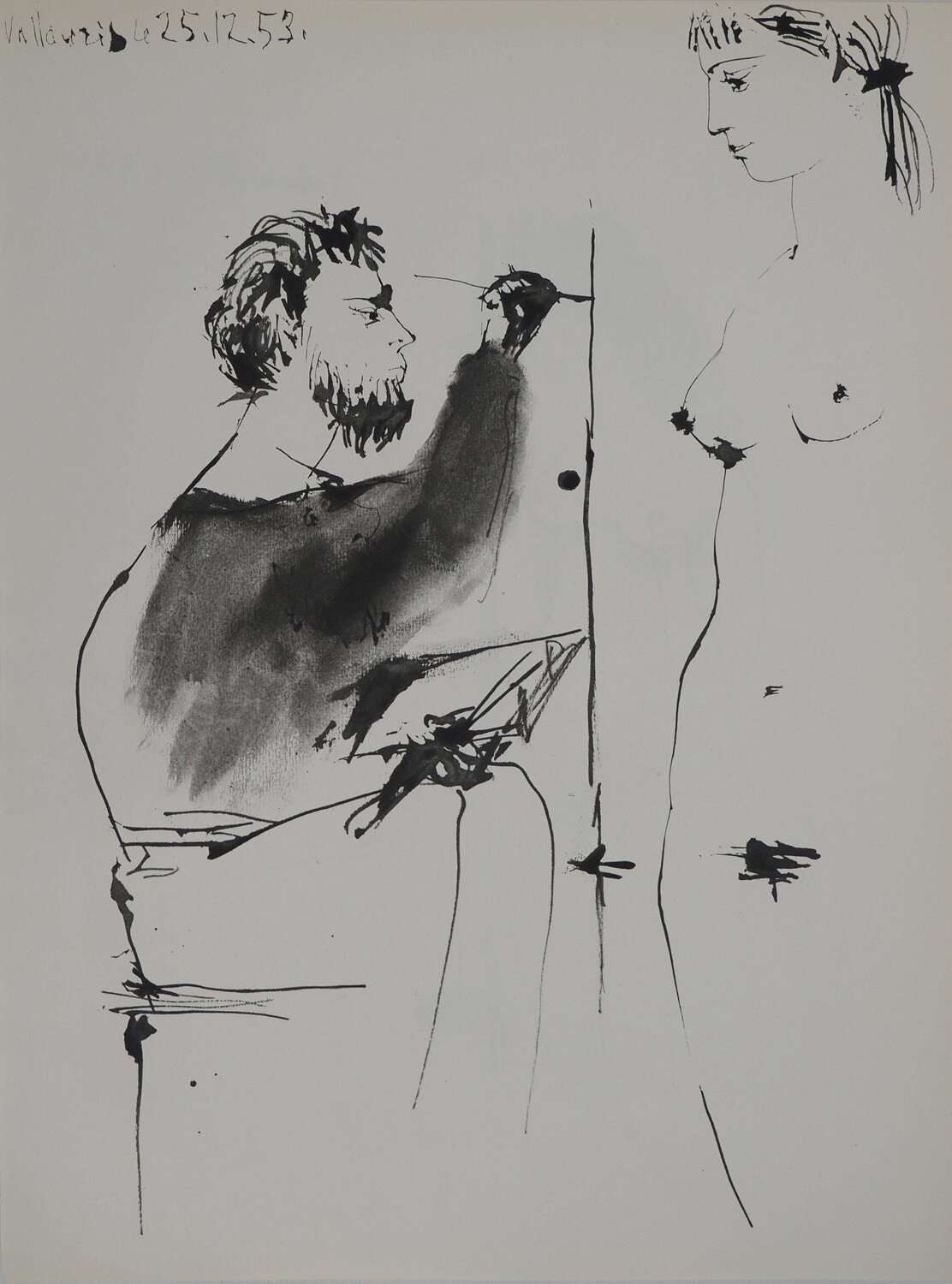 Le jeune artiste Pablo Picasso Print for sale