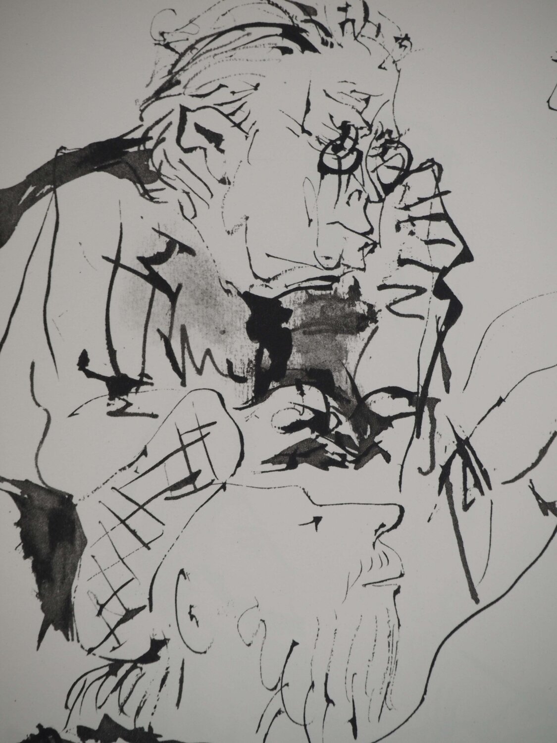 Artiste, modèle et amateur d'art Pablo Picasso Druck zu verkaufen