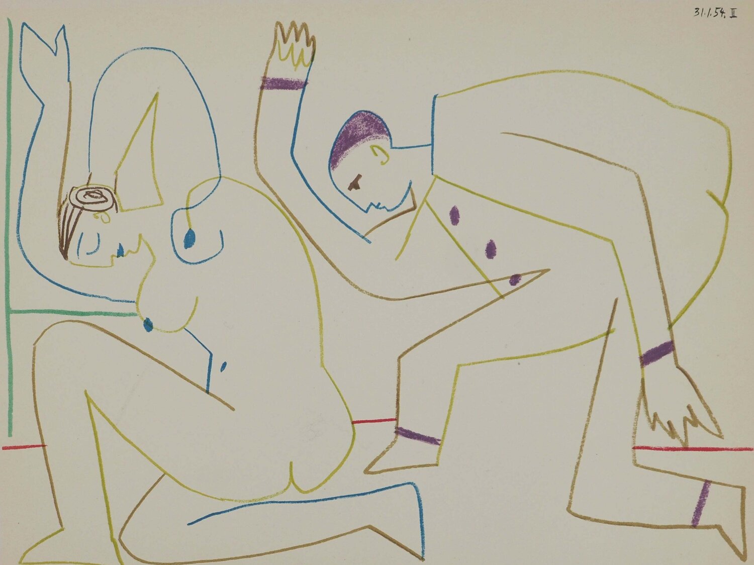 La révérence Pablo Picasso Stampa in vendita
