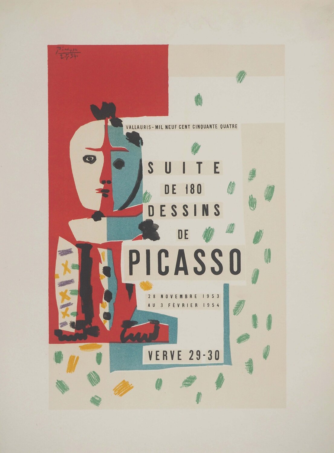 Clown pour Verve Pablo Picasso Print for sale