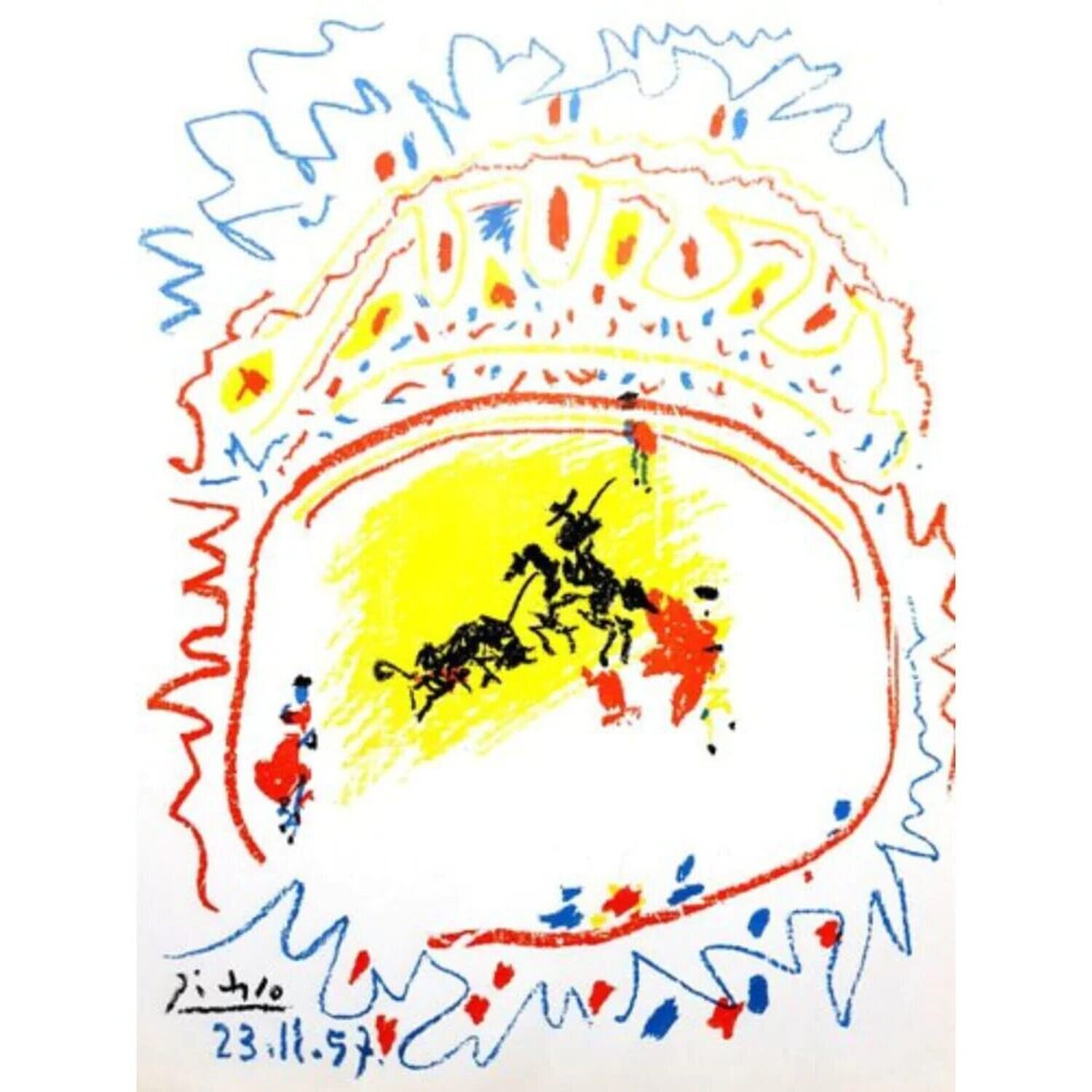 La petite corrida Pablo Picasso Stampa in vendita