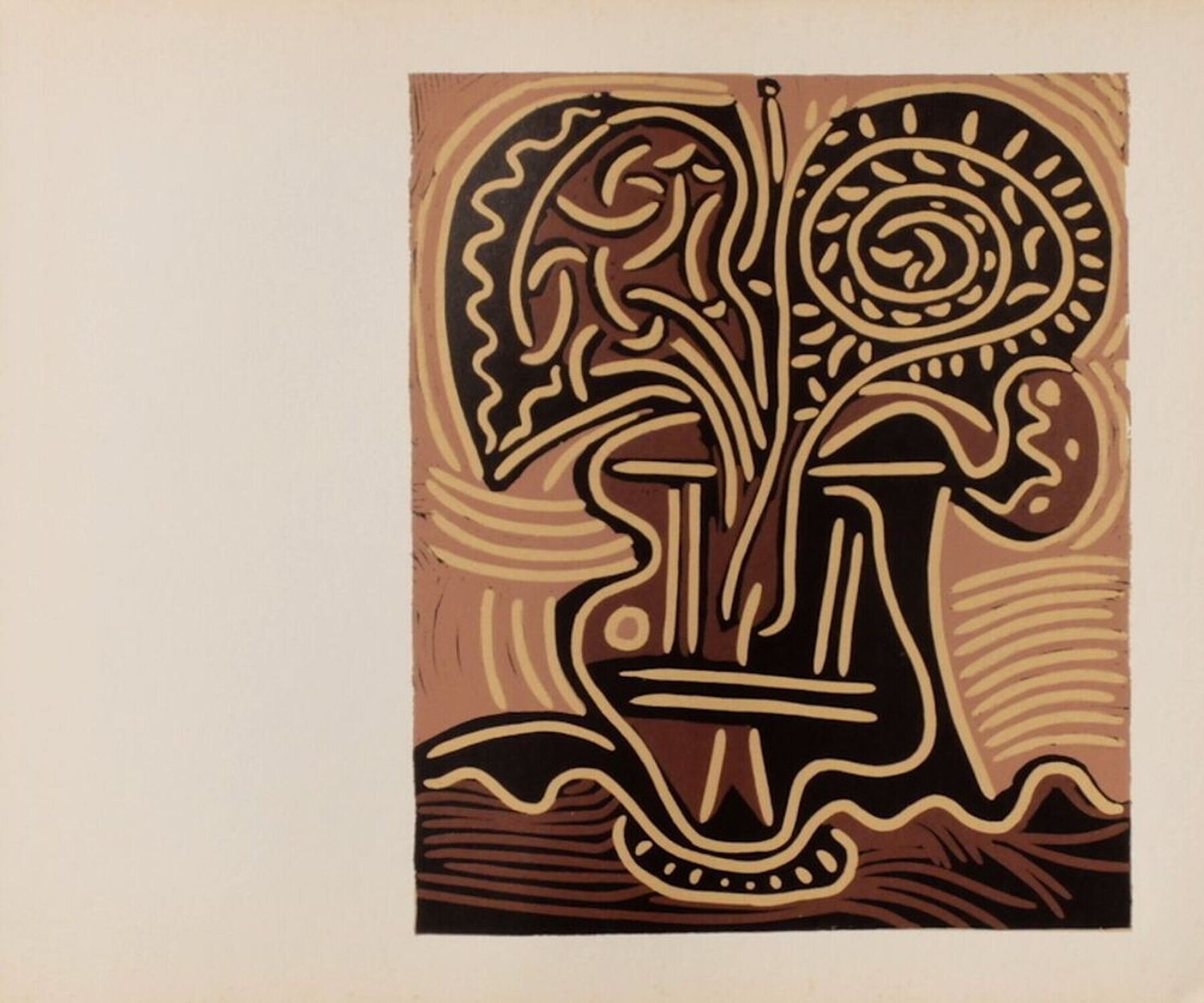 LC - Vase de fleurs Pablo Picasso Druck zu verkaufen