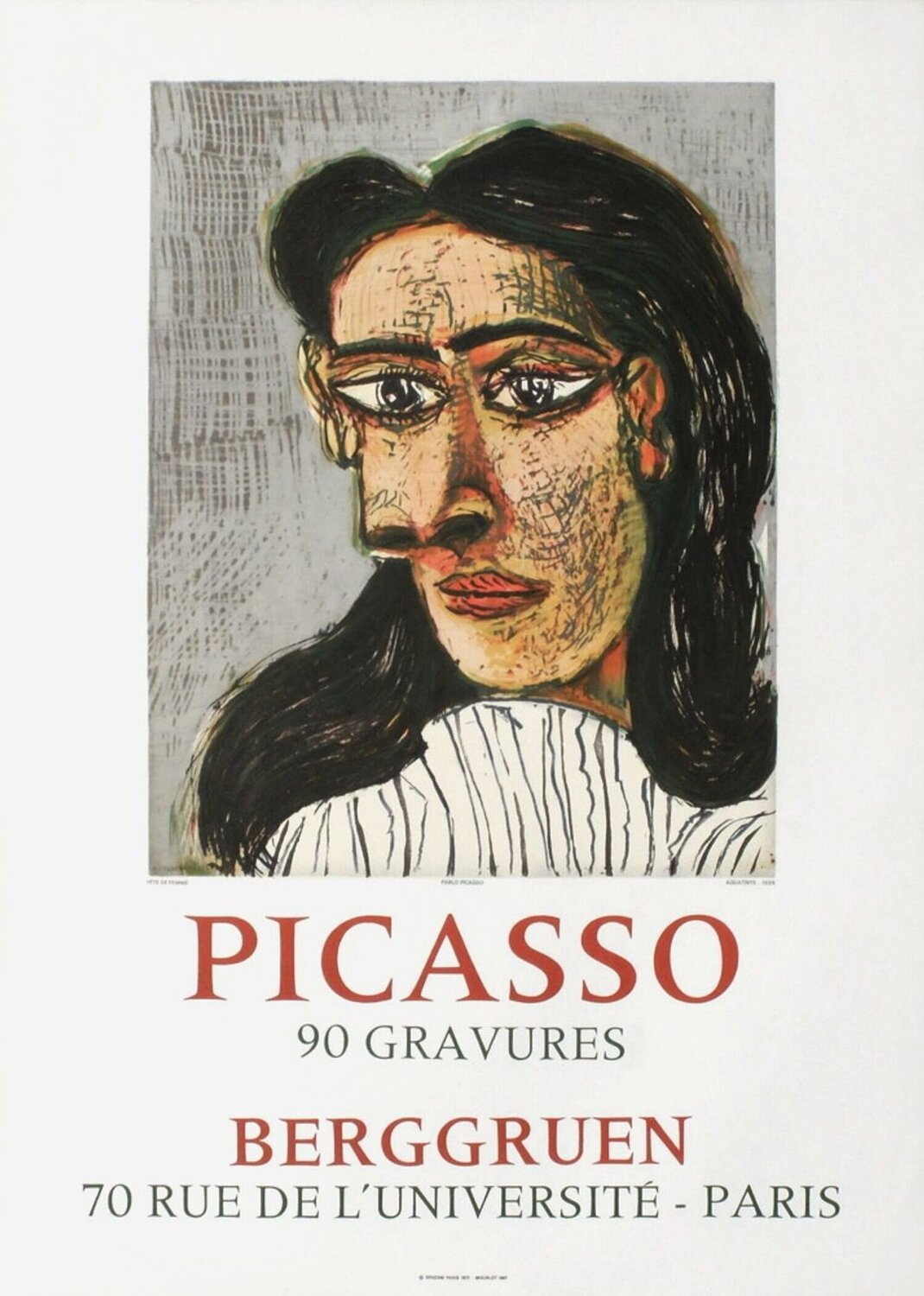 Expo 71 - Berggruen - Paris Pablo Picasso Druck zu verkaufen