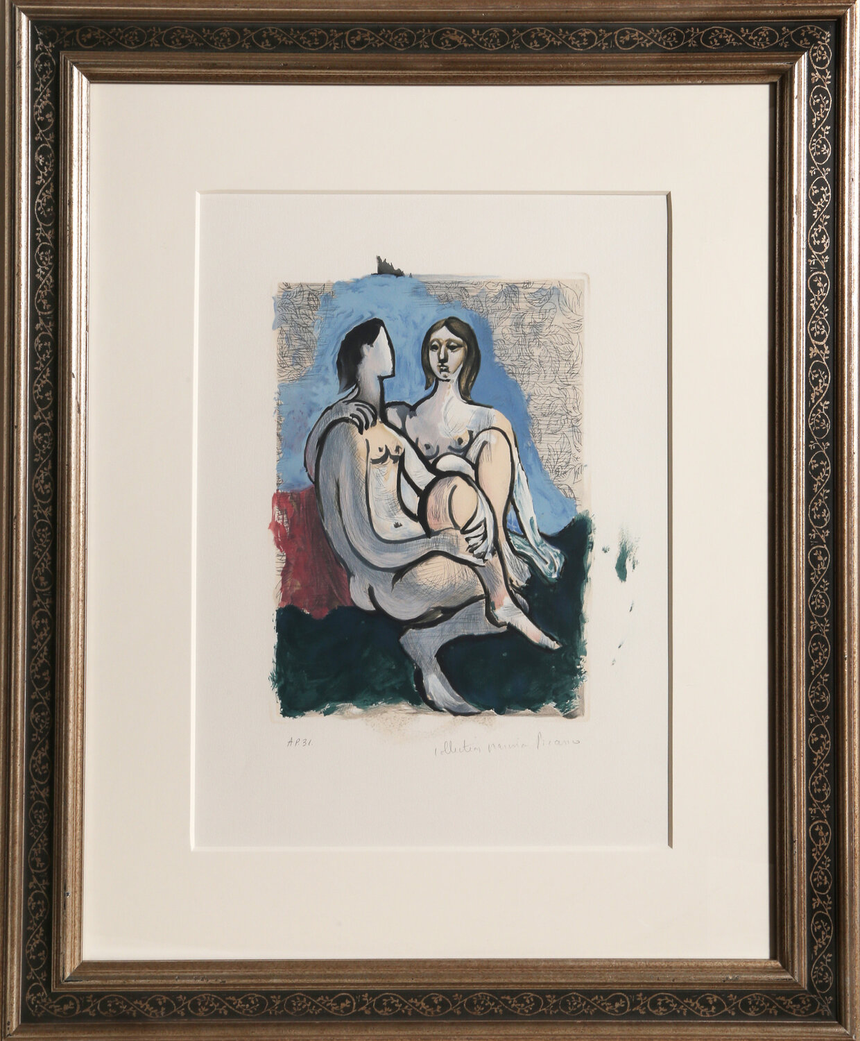 La Couple Pablo Picasso Stampa in vendita