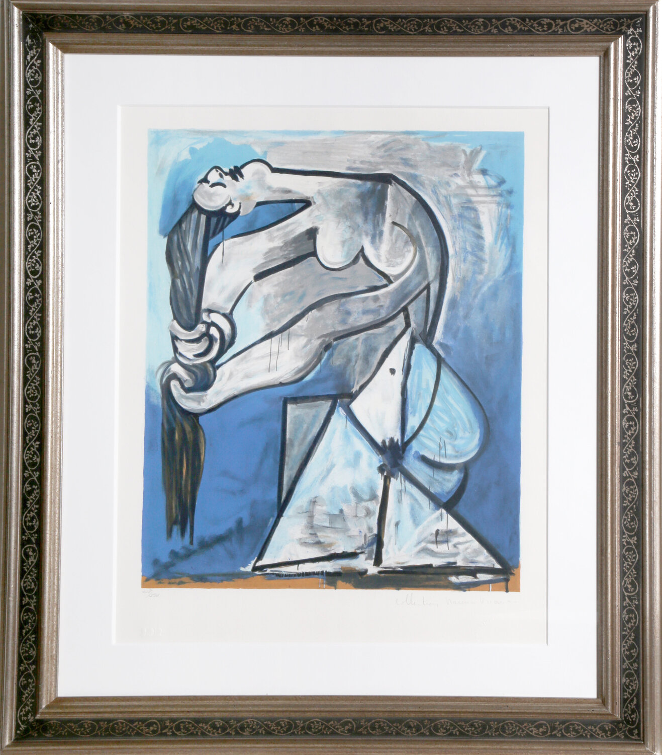 Ne se Tordant les Chevaux Pablo Picasso Druck zu verkaufen
