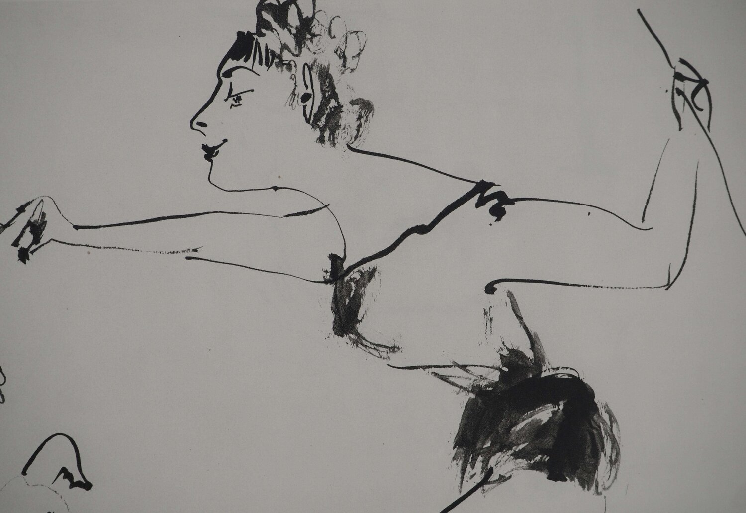 Le numéro de cirque au petit chien Pablo Picasso Druck zu verkaufen