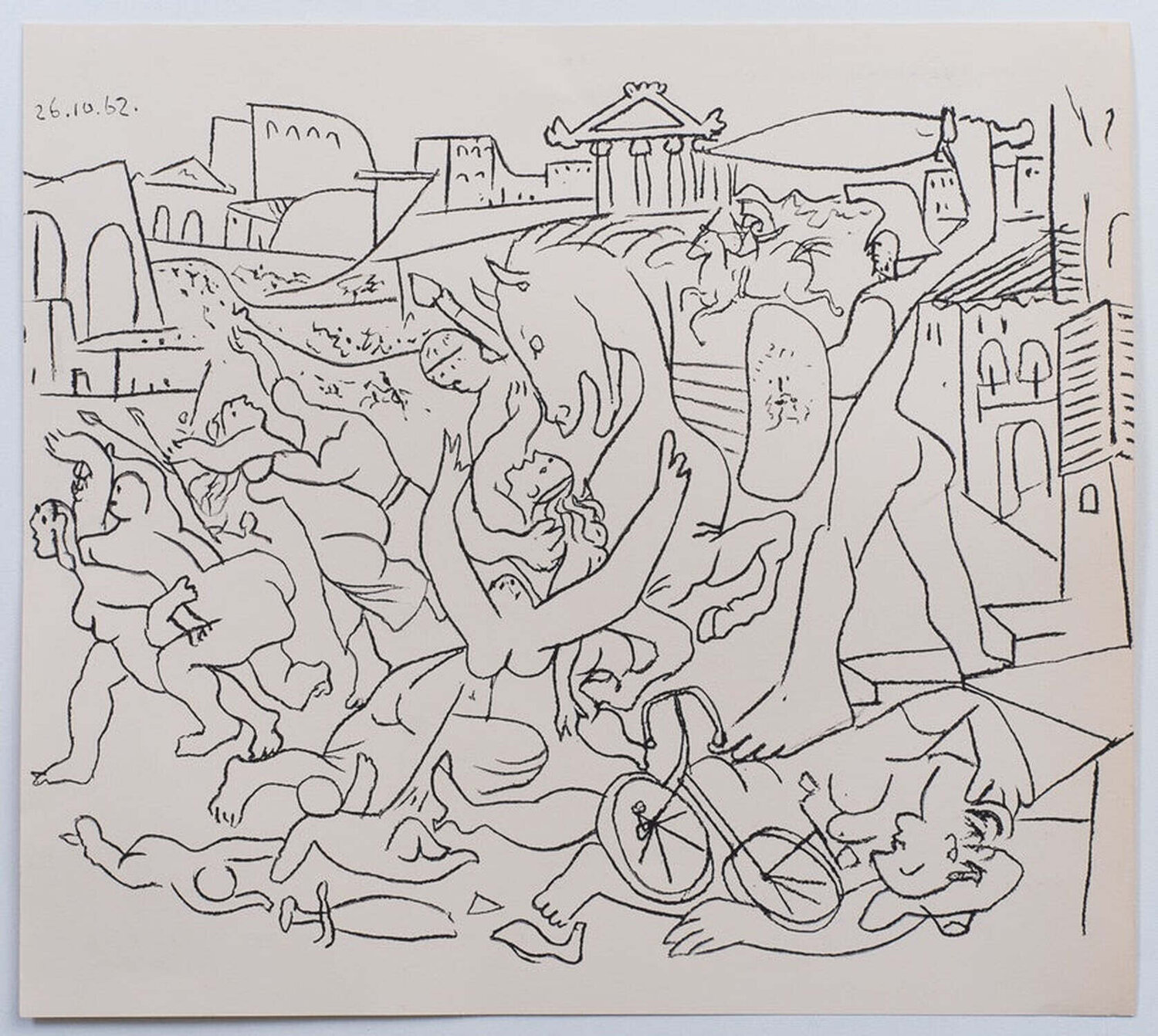 Enlèvement des Sabines Pablo Picasso Impresión en venta