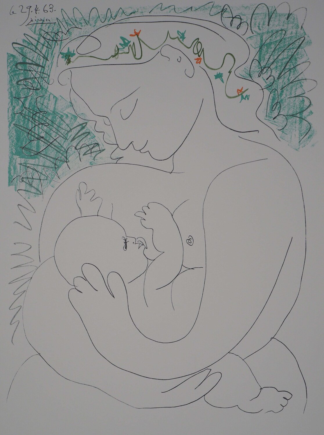 Maternité, grand modèle Pablo Picasso Druck zu verkaufen