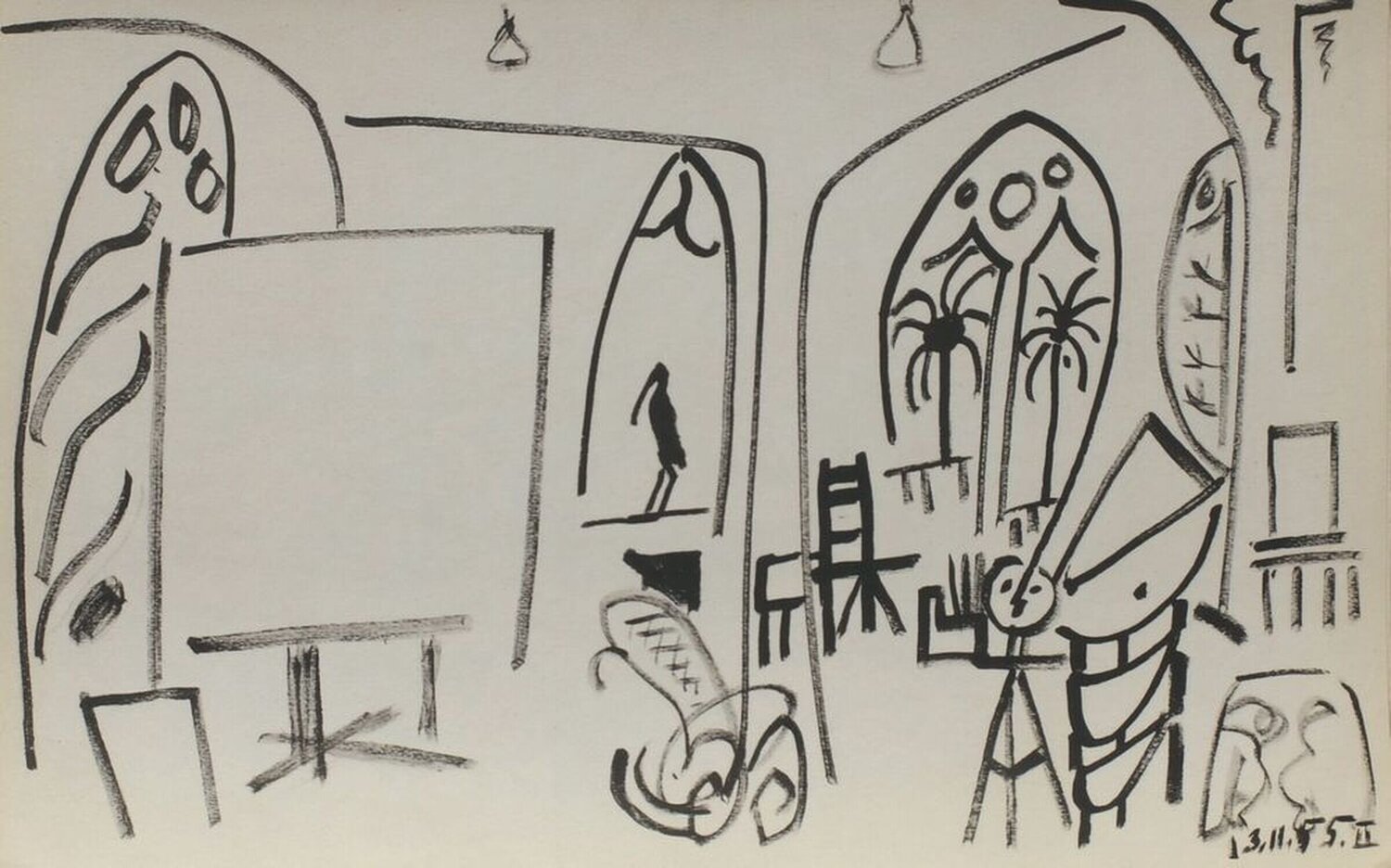 Carnet de Californie 21 Pablo Picasso Opera su carta in vendita