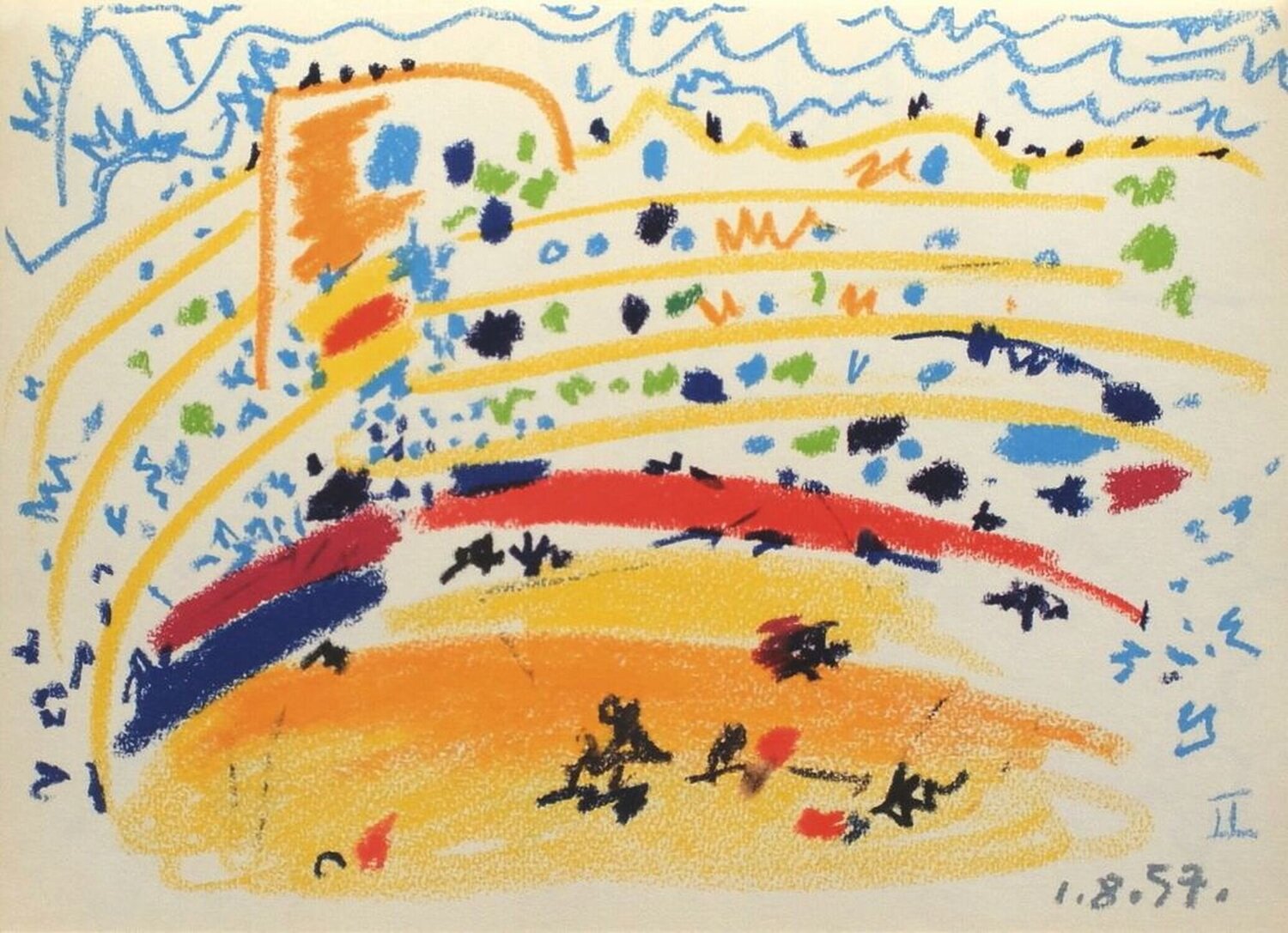 Toros y Toreros II Pablo Picasso Stampa in vendita