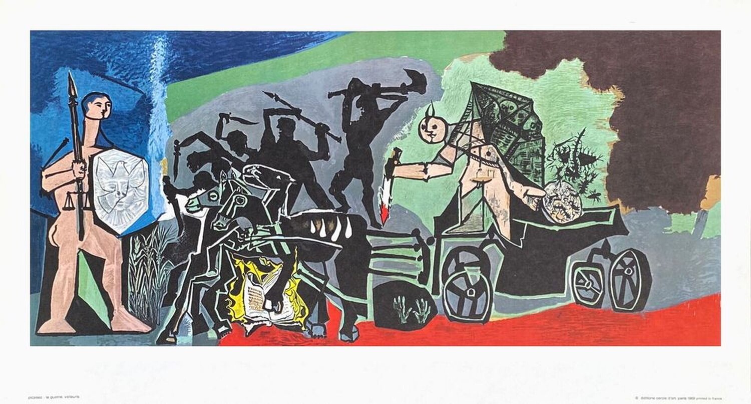 La guerre - Vallauris Pablo Picasso Stampa in vendita