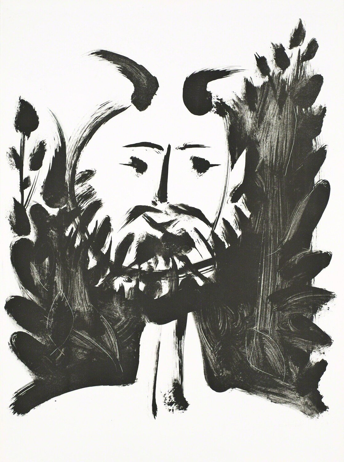 Faune Souriant (Smiling Faun) Pablo Picasso Druck zu verkaufen