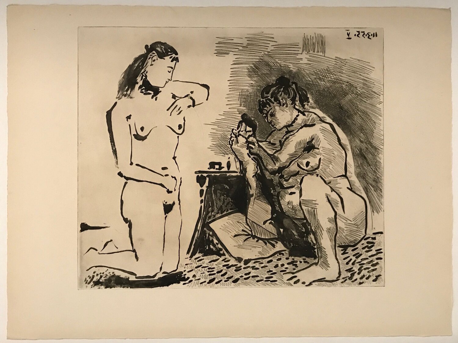 Maison Close: La Toilette II Pablo Picasso Druck zu verkaufen