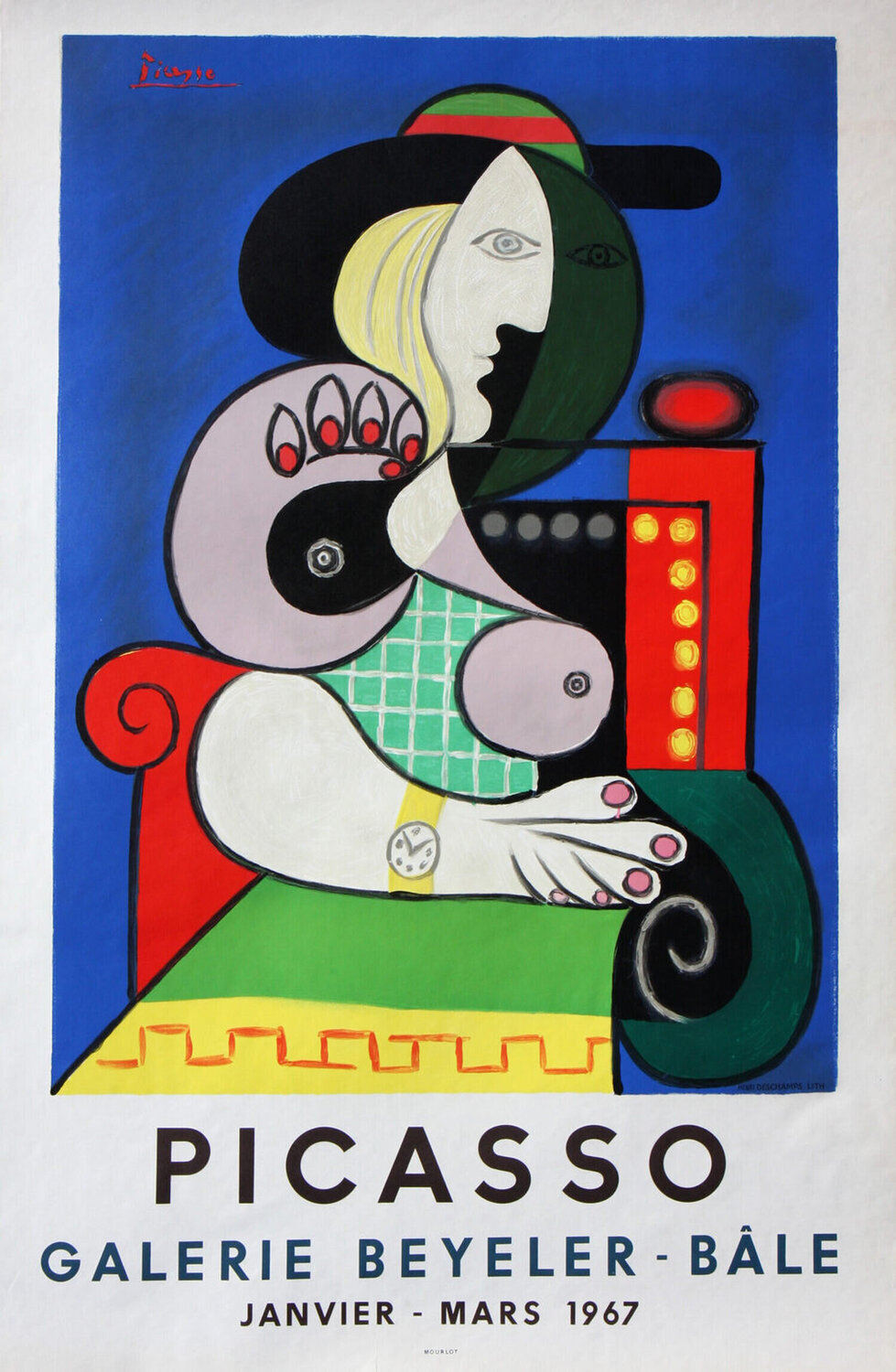 Galerie Beyeler-Bale Pablo Picasso Druck zu verkaufen