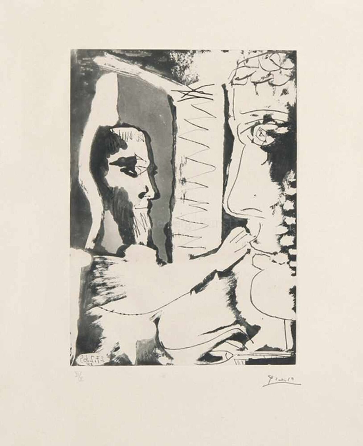 Sculpture and Sculpture Pablo Picasso Druck zu verkaufen