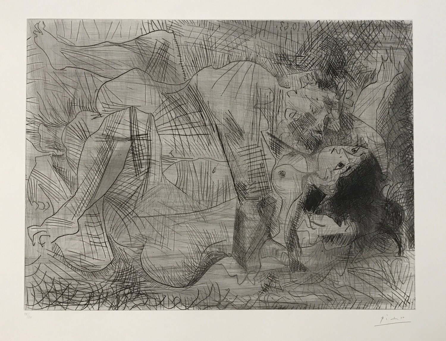 Etreinte (B.1110) Pablo Picasso Stampa in vendita