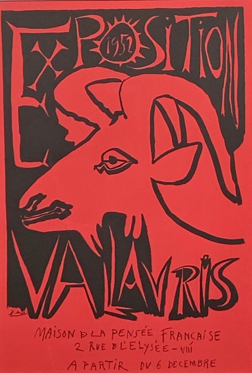 Exhibition Vallauris 1952 Pablo Picasso Stampa in vendita