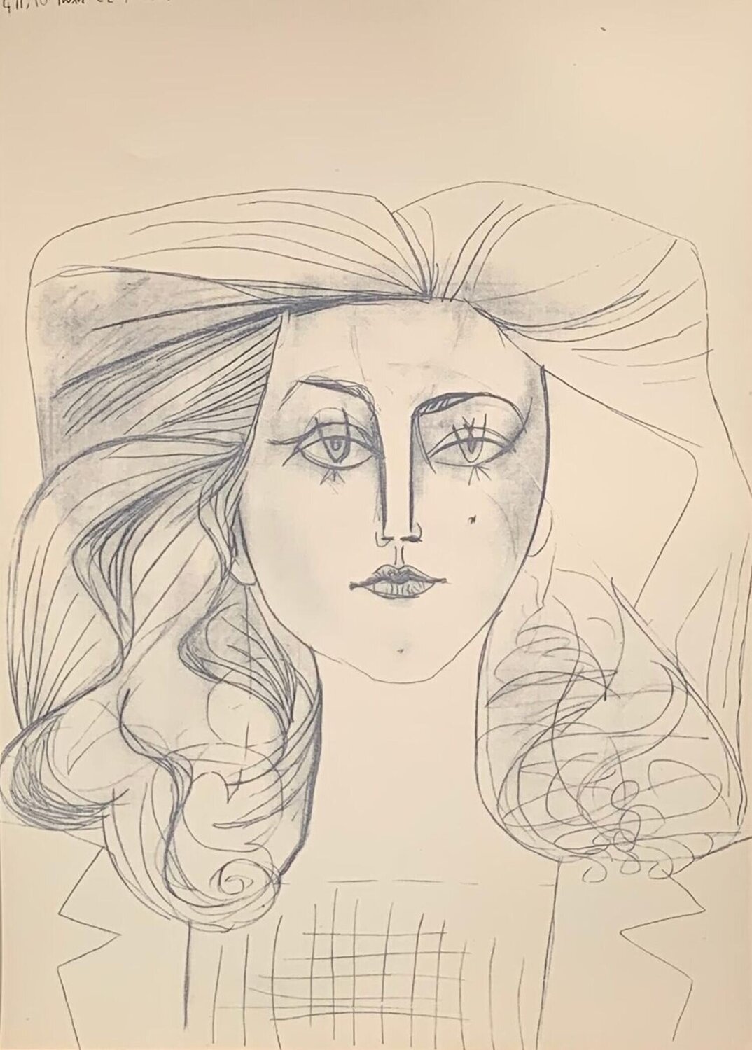 Francois Gilot Pablo Picasso Stampa in vendita