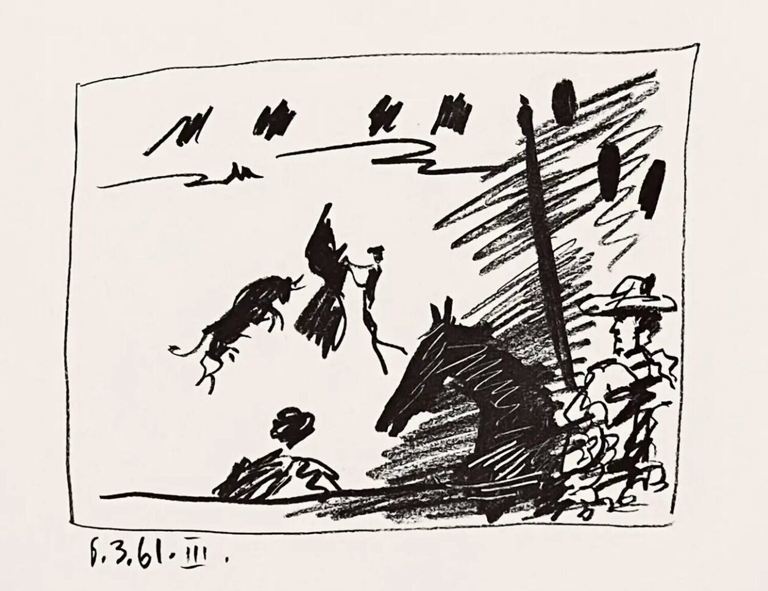 Jeu De La Cape Pablo Picasso Stampa in vendita