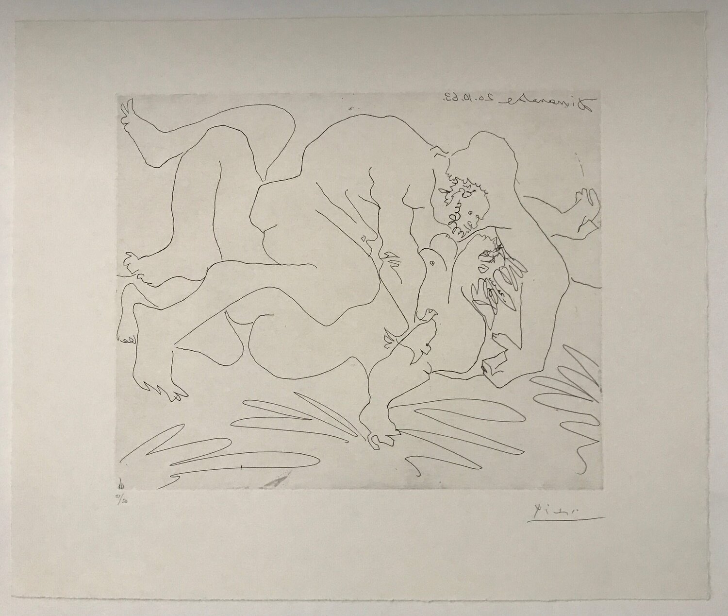Etreinte V Pablo Picasso Afdruk te koop