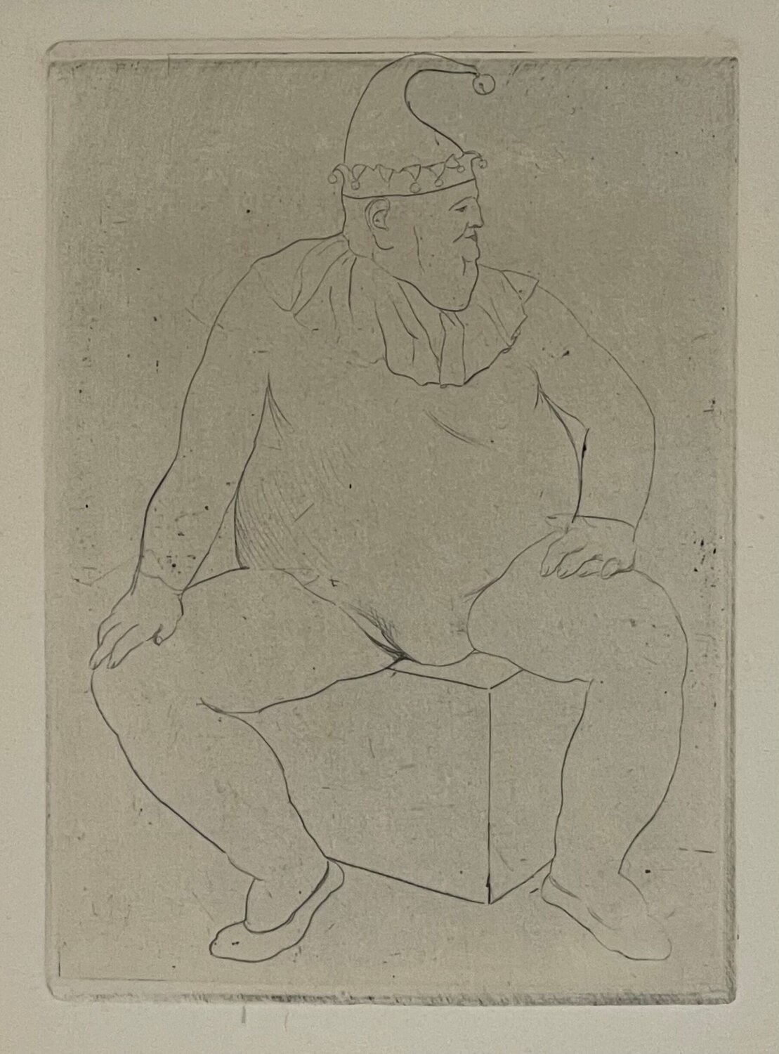 Saltimbanque au repos Pablo Picasso Stampa in vendita