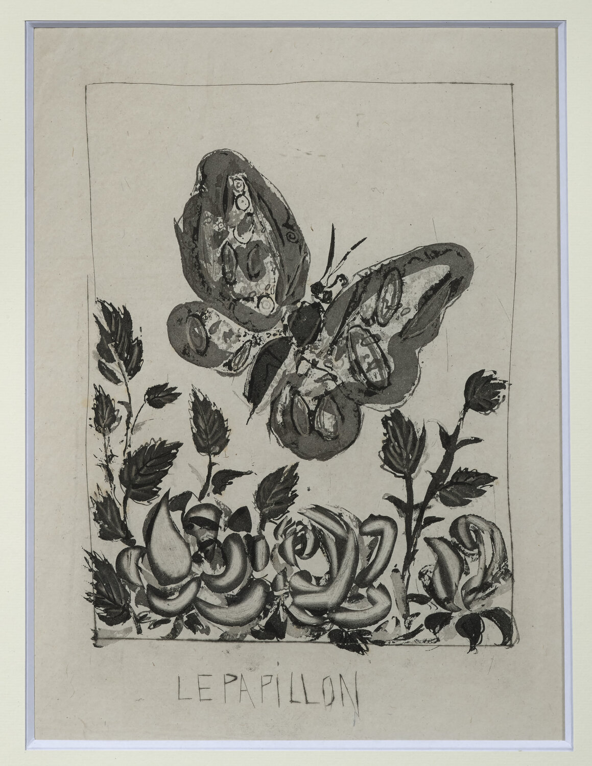 Le Papillon Pablo Picasso Print for sale
