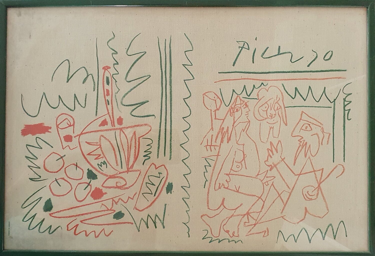 Les Déjeuners Pablo Picasso Stampa in vendita