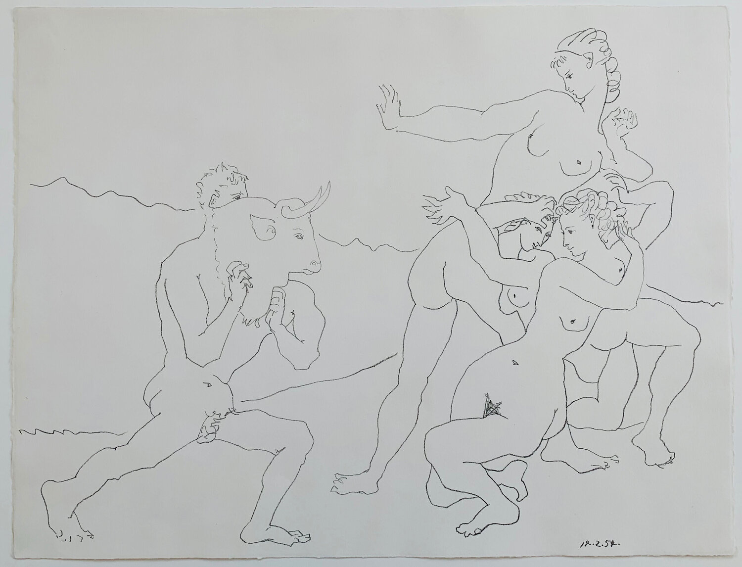 Le Jeu du Taureau Pablo Picasso Stampa in vendita