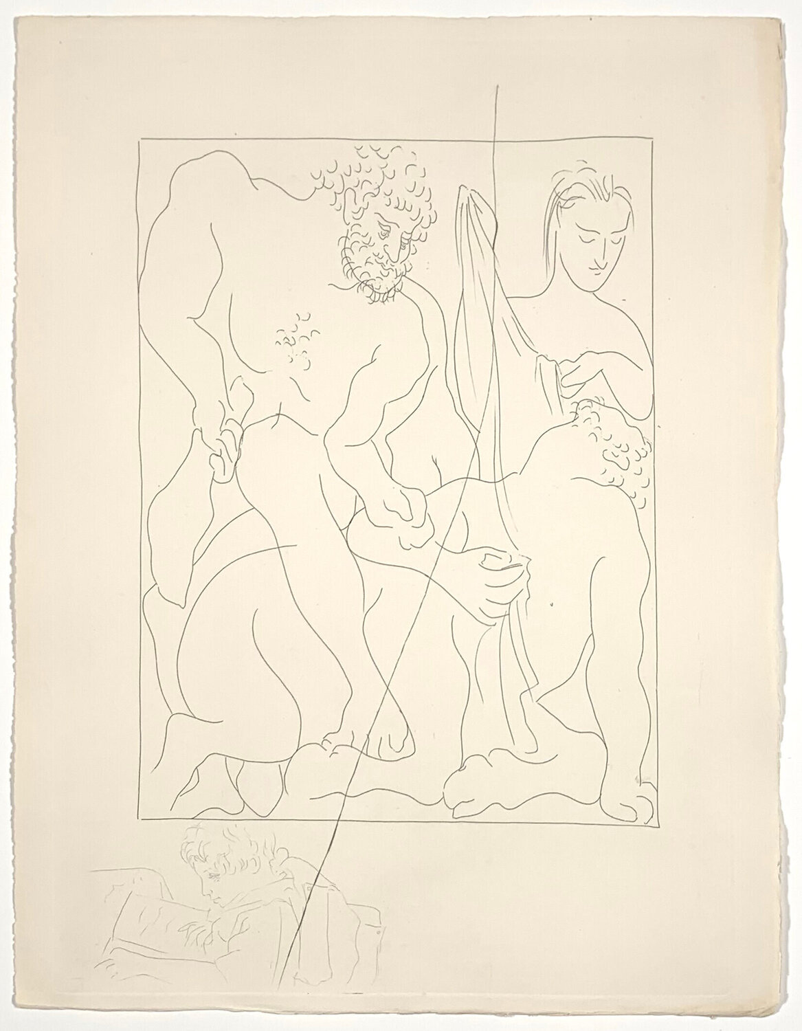 Hercule tue le Centaure Nessus Pablo Picasso Stampa in vendita