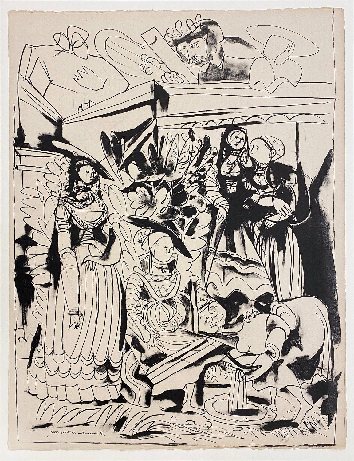 David et Bethsabée (1st state) Pablo Picasso Stampa in vendita