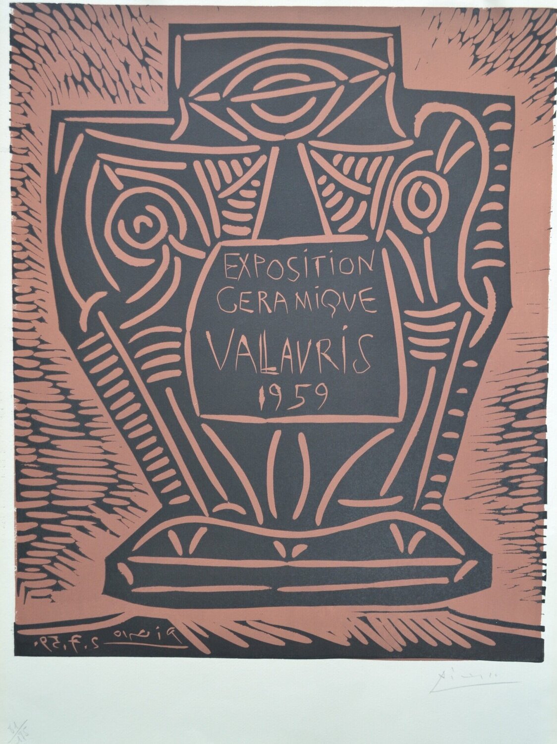 Exposition Céramique Vallauris - B1286 Pablo Picasso Druck zu verkaufen