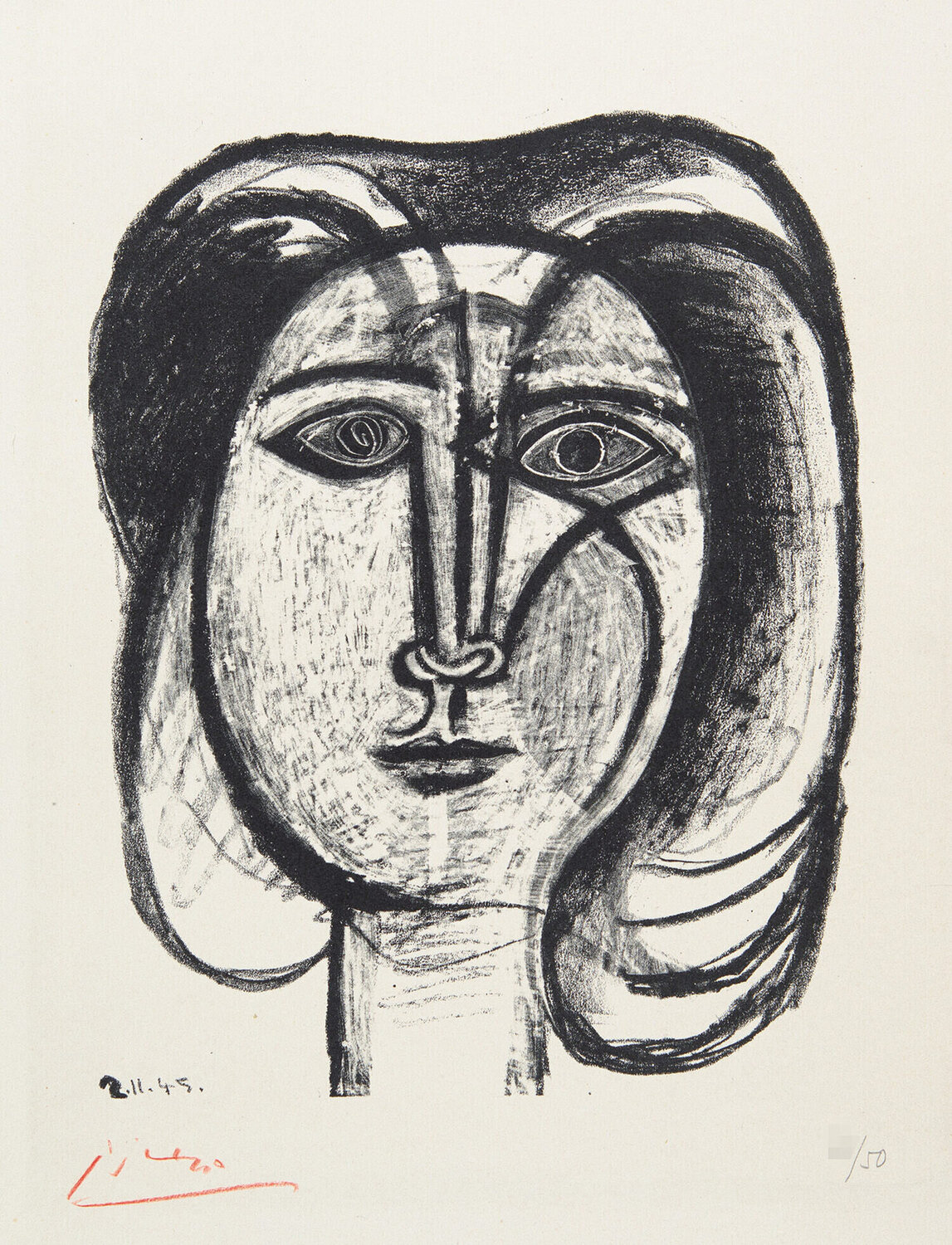 Head of a Woman Pablo Picasso Druck zu verkaufen