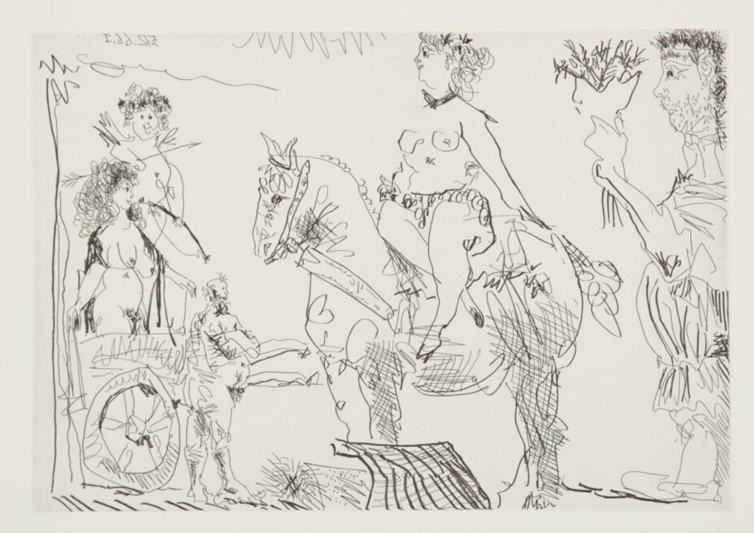 Le Cocu magnifique Pablo Picasso Stampa in vendita