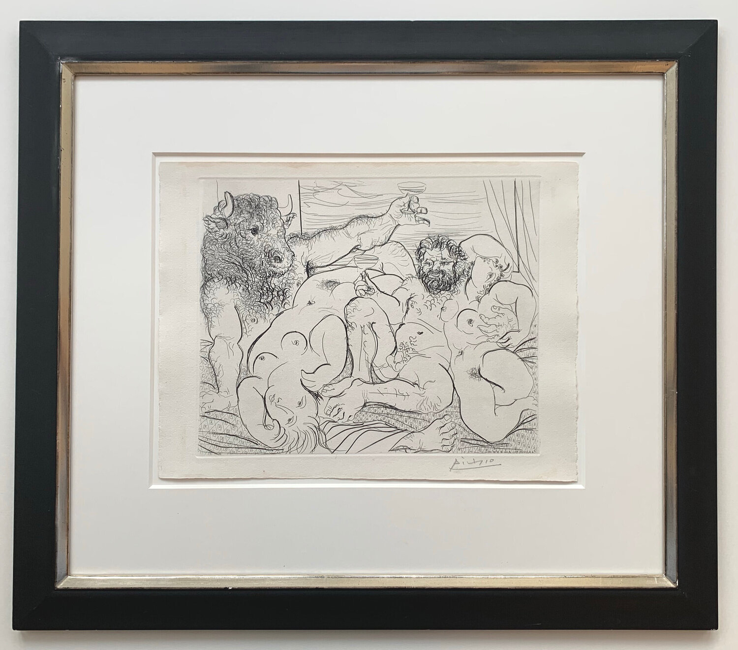 Scène bacchique au Minotaure Pablo Picasso Druck zu verkaufen