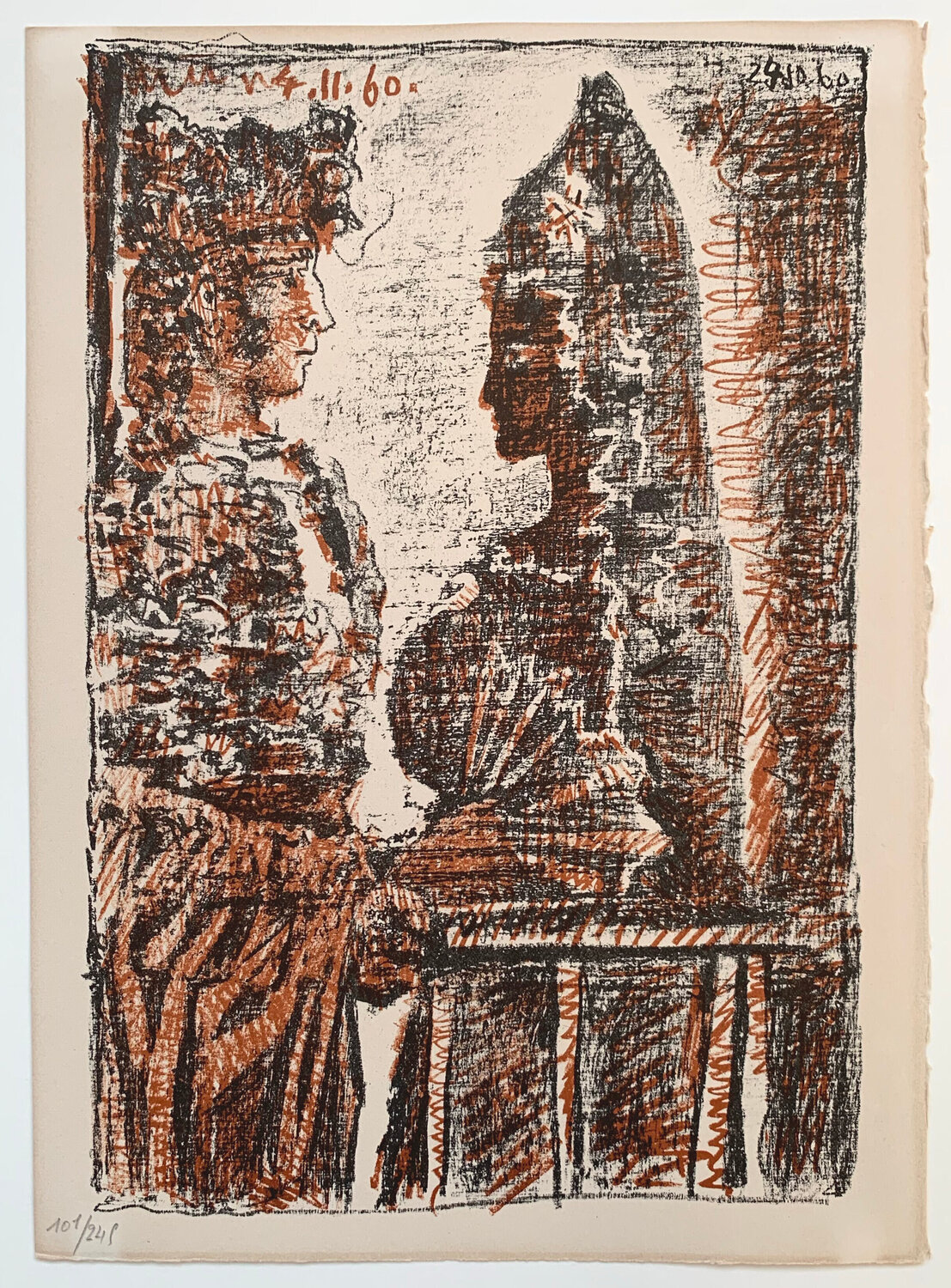 Torero y Señorita Pablo Picasso Druck zu verkaufen