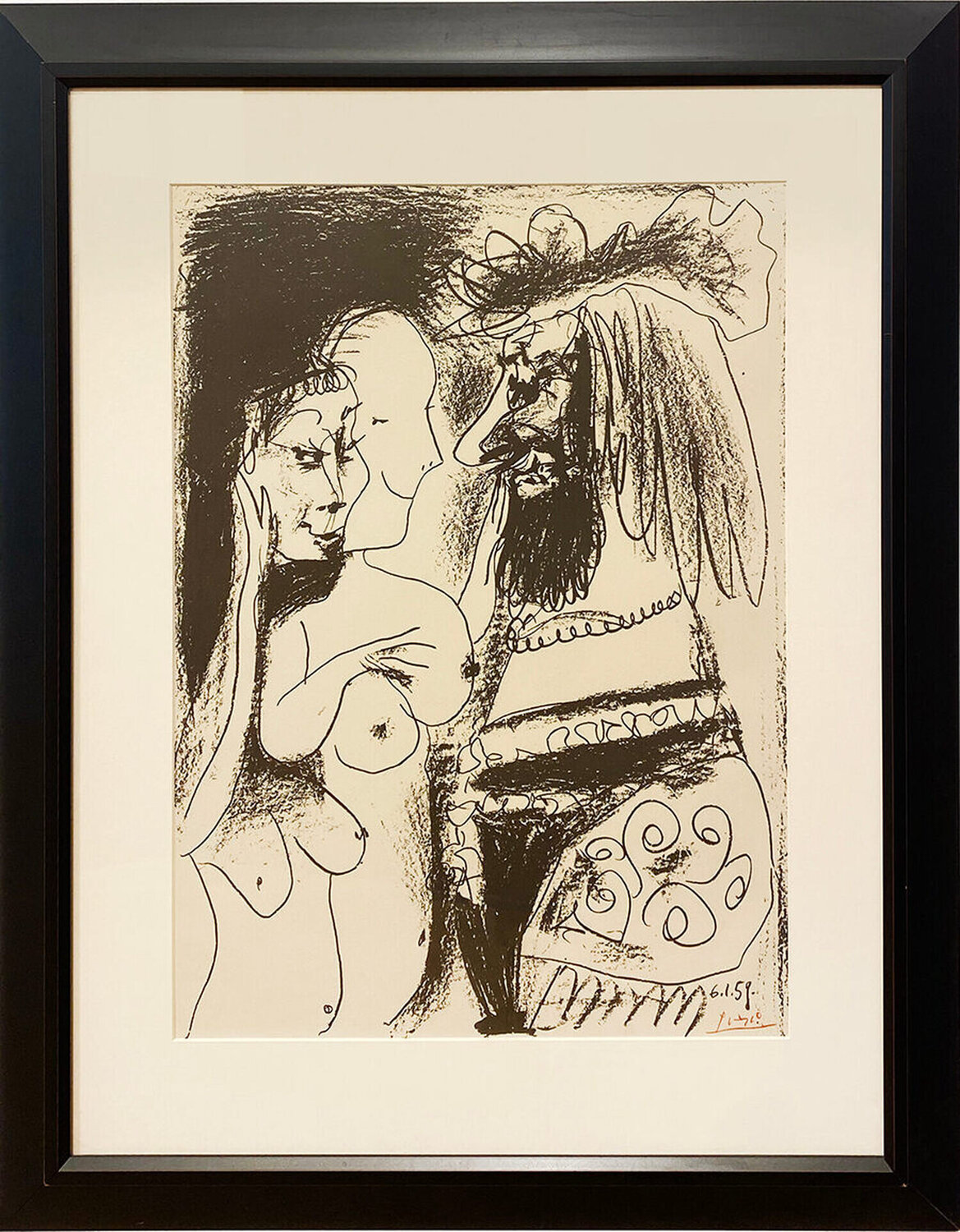 The Old King (Le Vieux Roi) Pablo Picasso Druck zu verkaufen