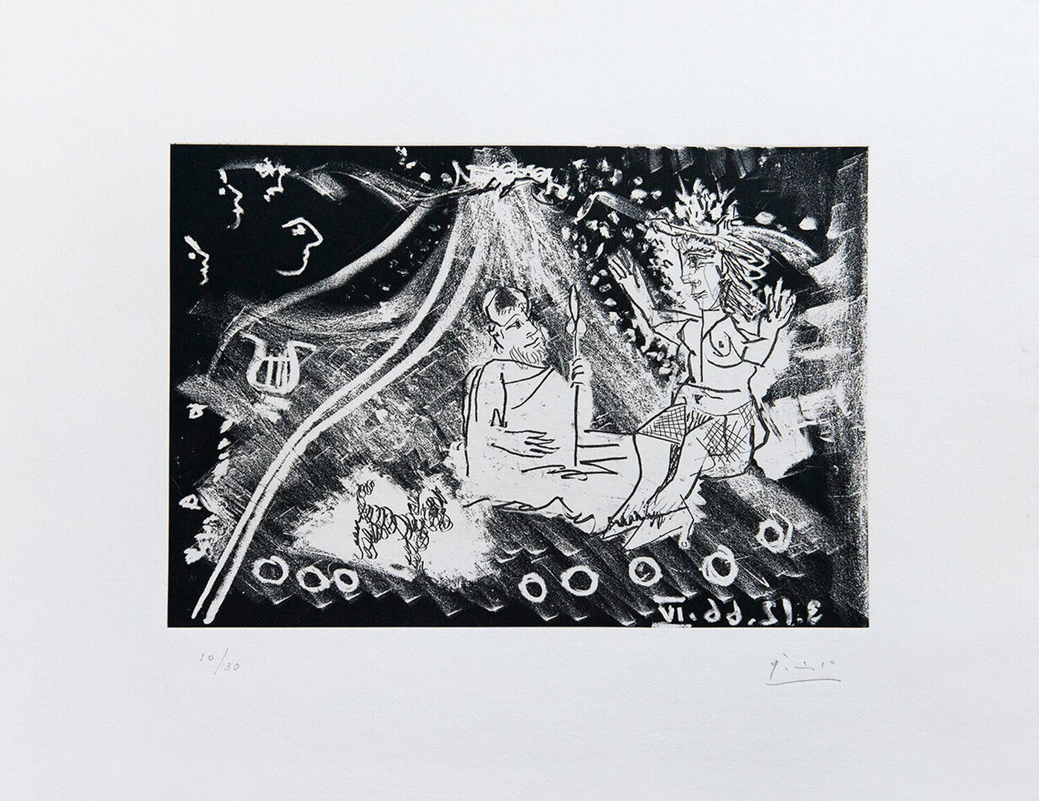 Plate 4, from: Le Cocu Magnifique Pablo Picasso Druck zu verkaufen