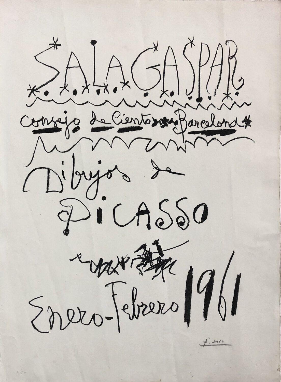 Dibujos de Picasso Pablo Picasso Stampa in vendita