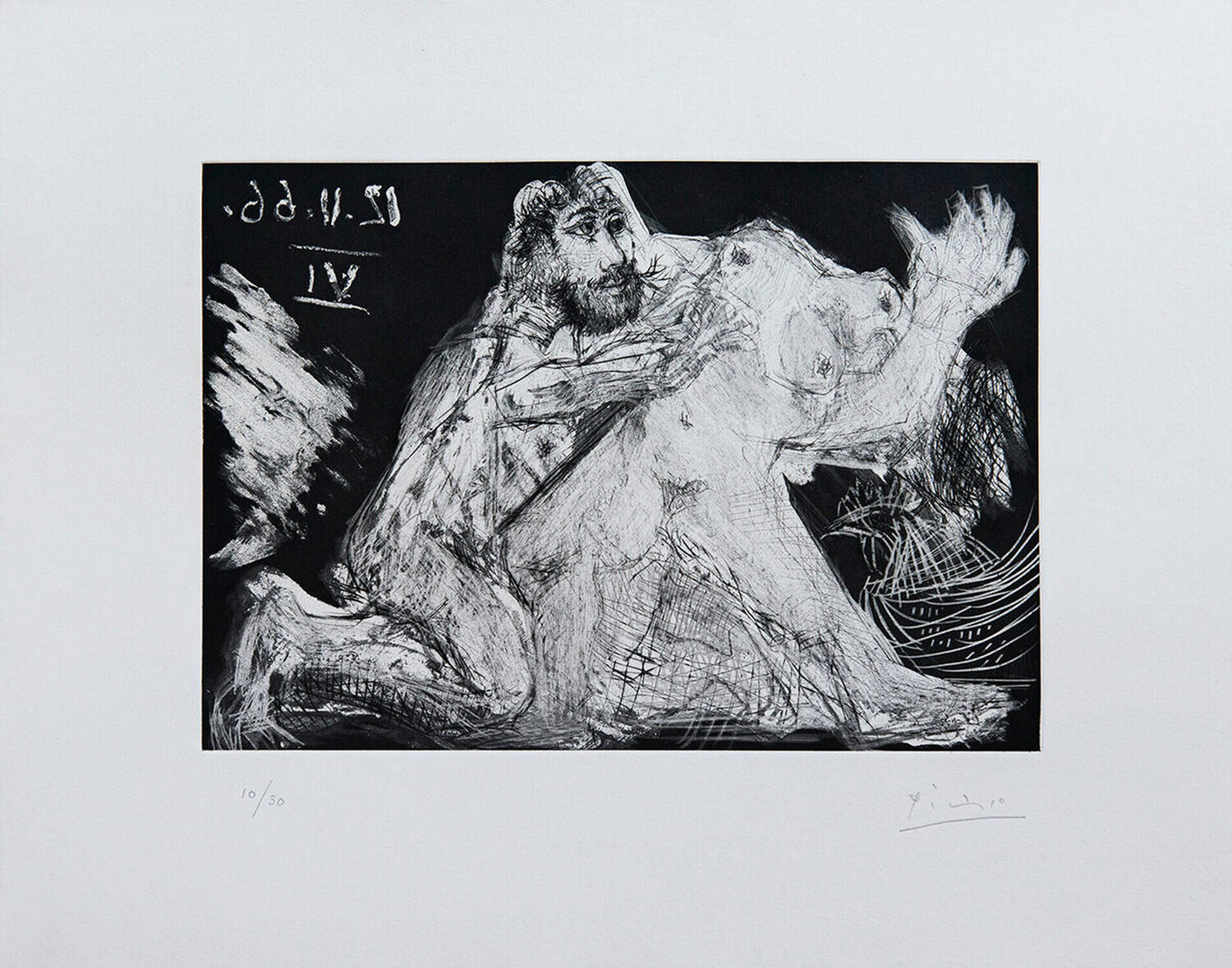 Plate 12, from: Le Cocu Magnifique Pablo Picasso Druck zu verkaufen