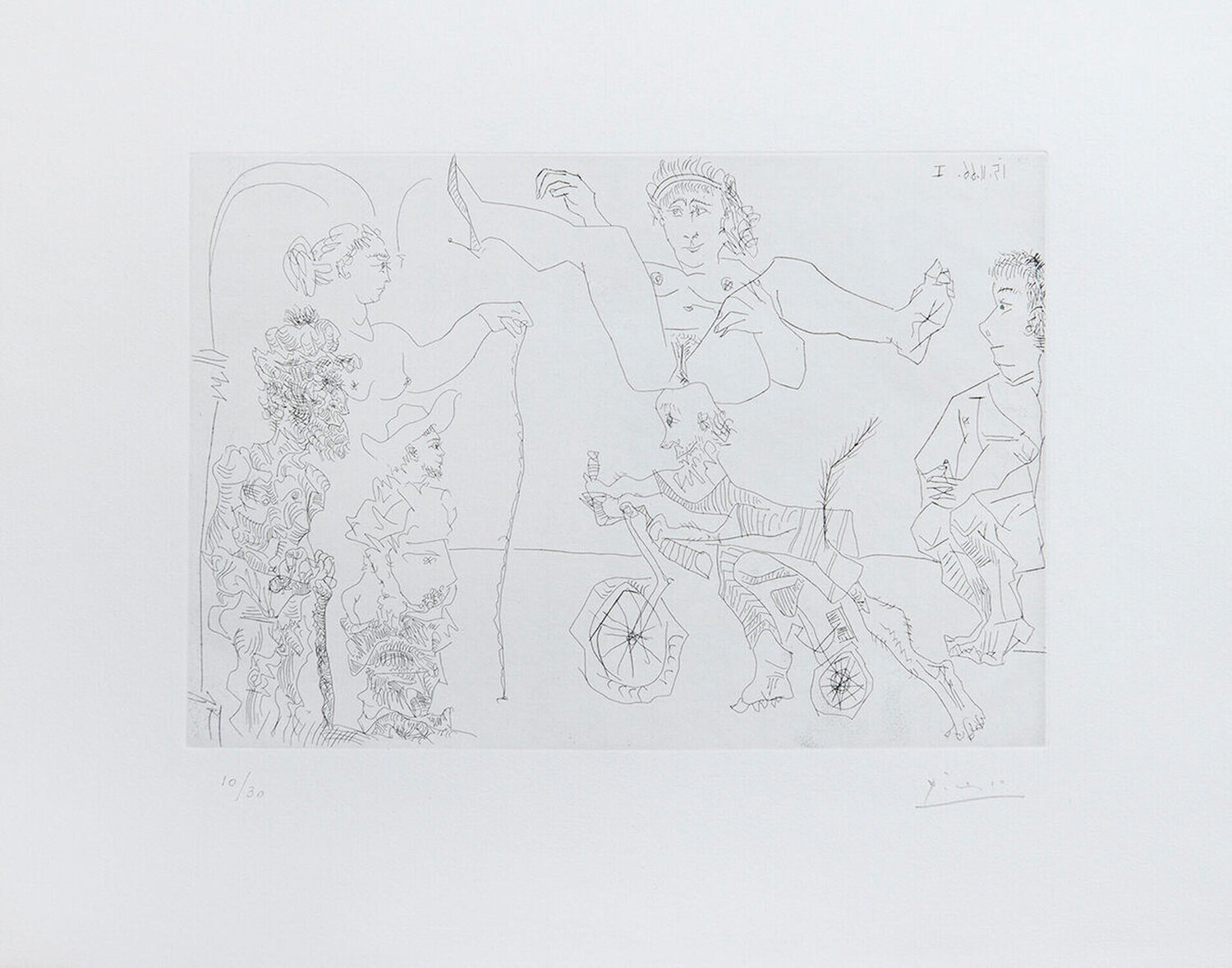 Plate 5, from Le Cocu Magnifique Pablo Picasso Druck zu verkaufen