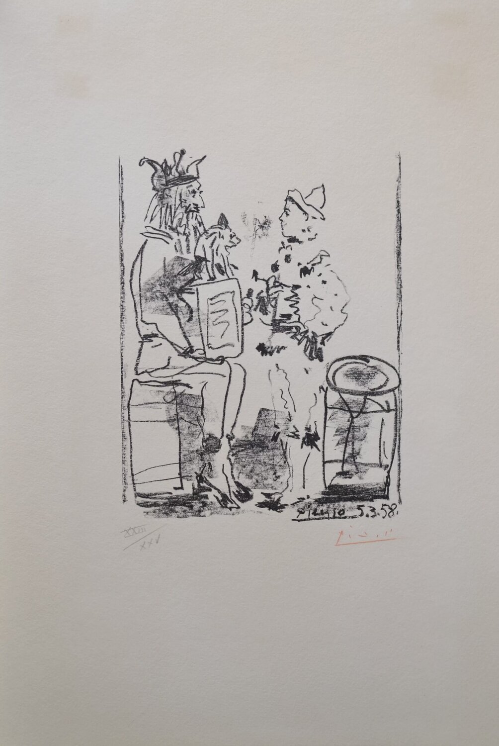 Les Saltmbanque (B855) Pablo Picasso Print for sale