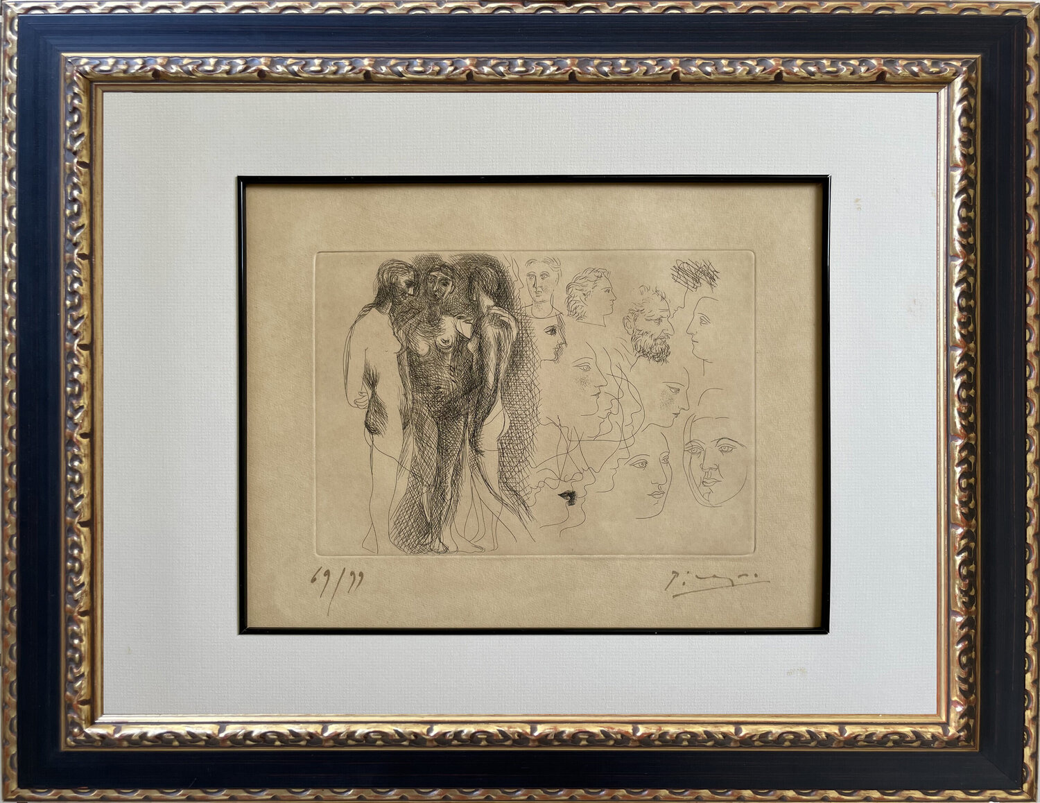 Trois nus debout Pablo Picasso Print for sale