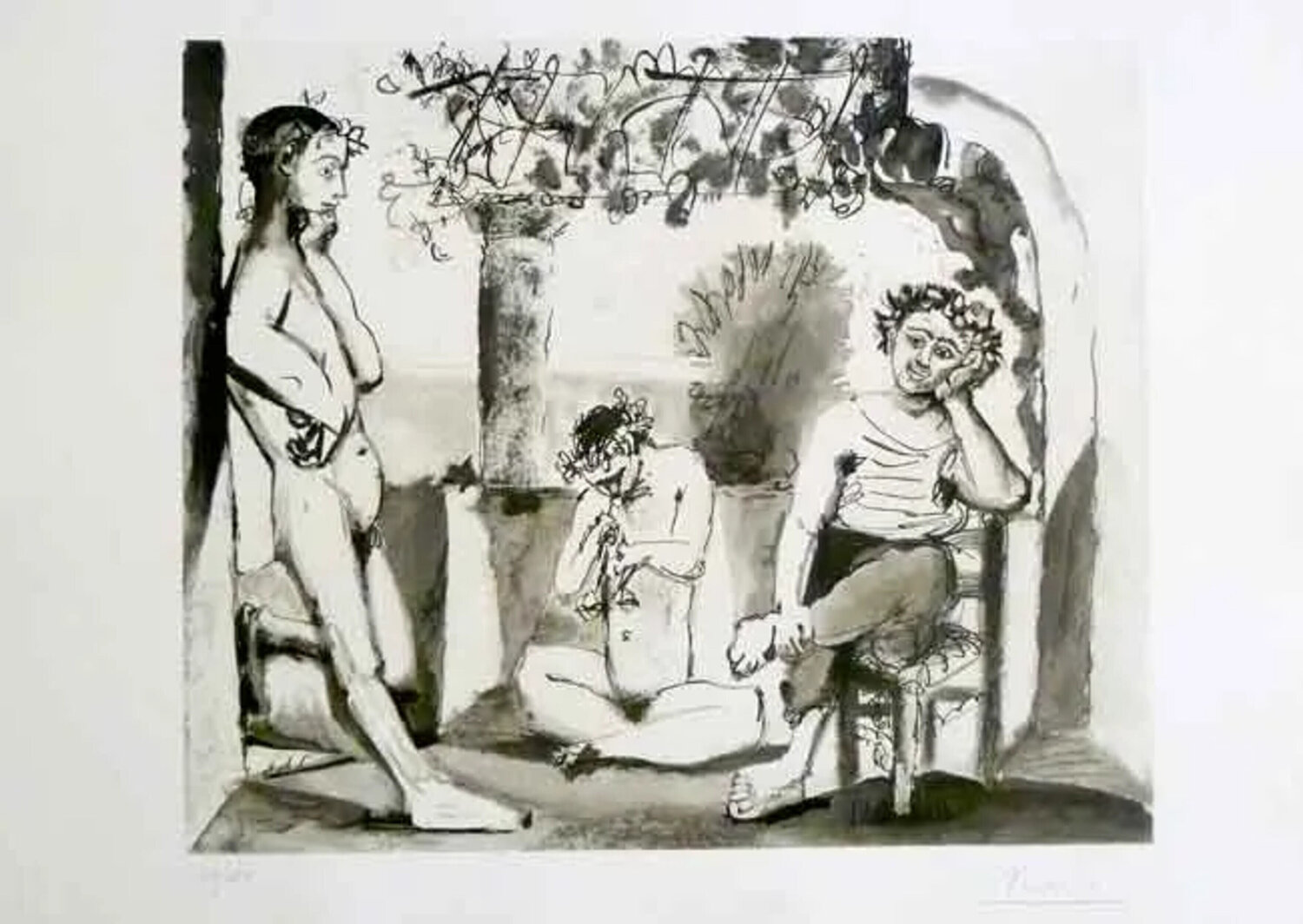 Bacchanale Pablo Picasso Print for sale